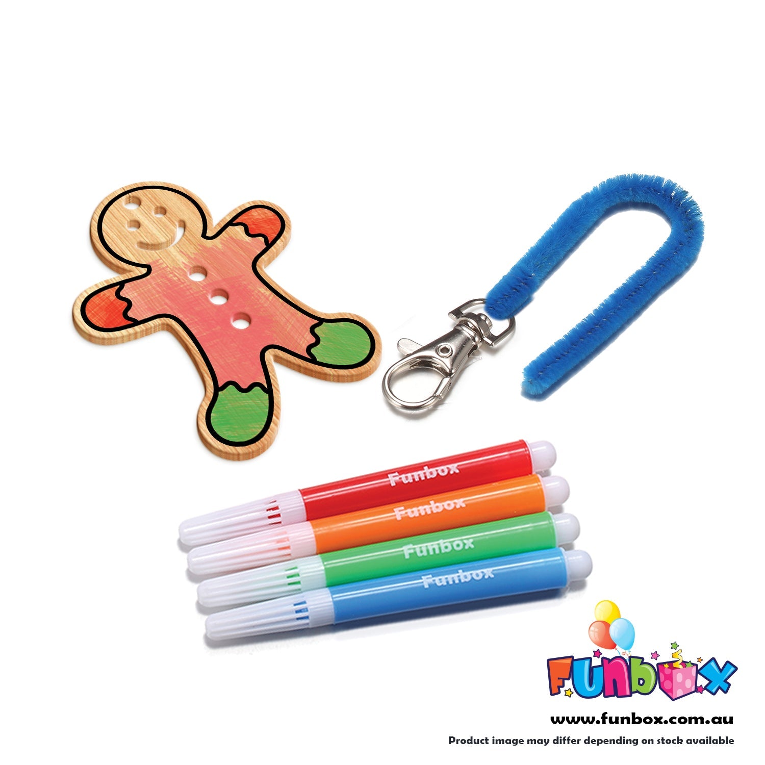 New! Gingerbread Man Bag Tag Kit