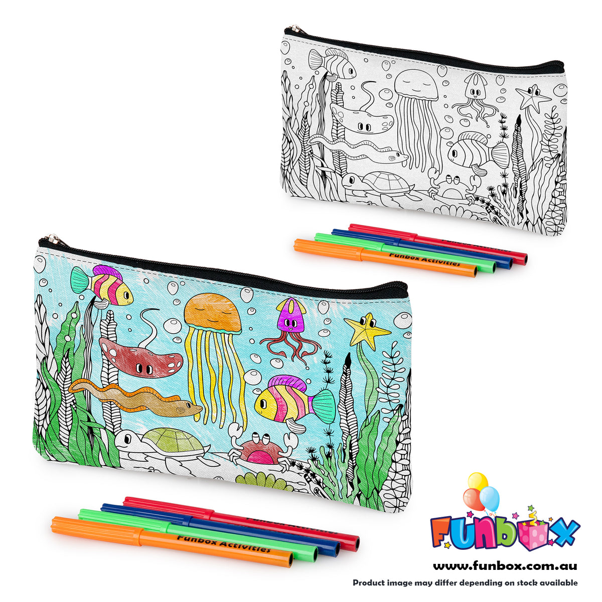 New! Colour-In Ocean Dreams Pencil Case