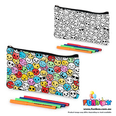 New! Colour-In Emoji Pencil Case