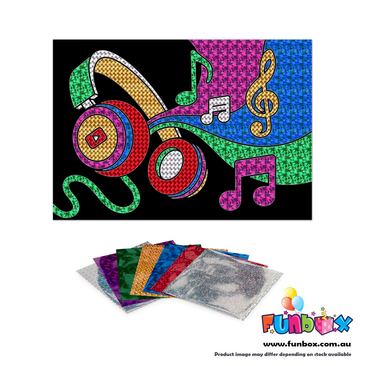 New! Musical Foil Art Activity Pack