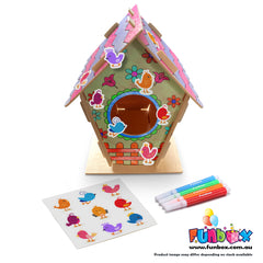 New! DIY Wooden Birdhouse Kit