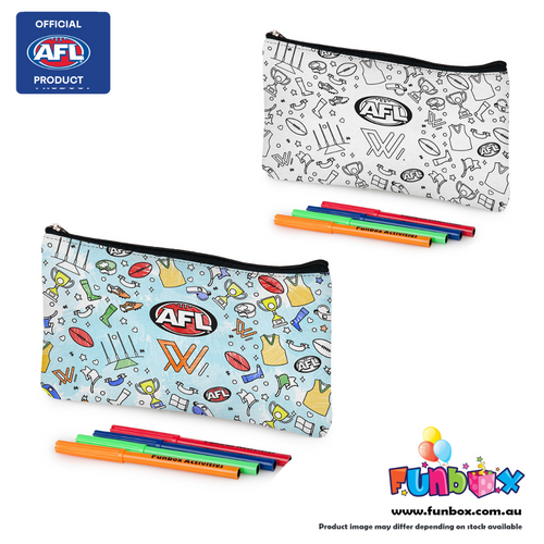 AFL Licensed Colour-In Pencil Case - COMING SOON!