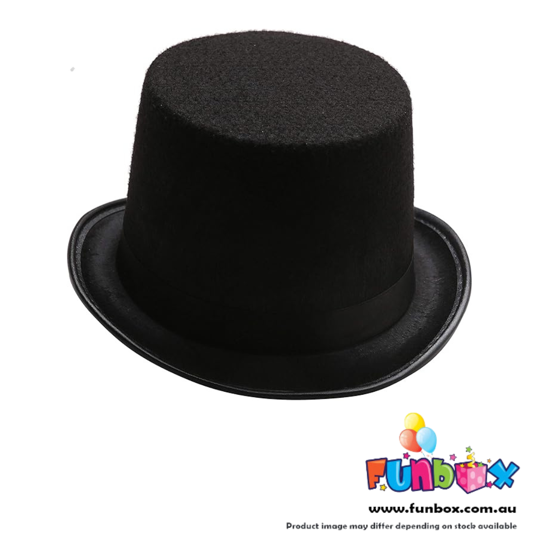 New! Black Foam Top Hat