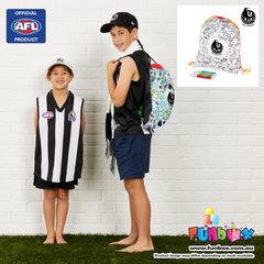 Afl Licensed Collingwood Fc Drawstring Bag