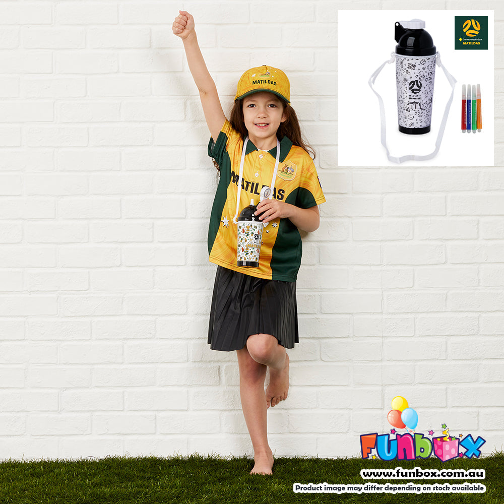 Matildas Licensed Colour-In Drink Bottle