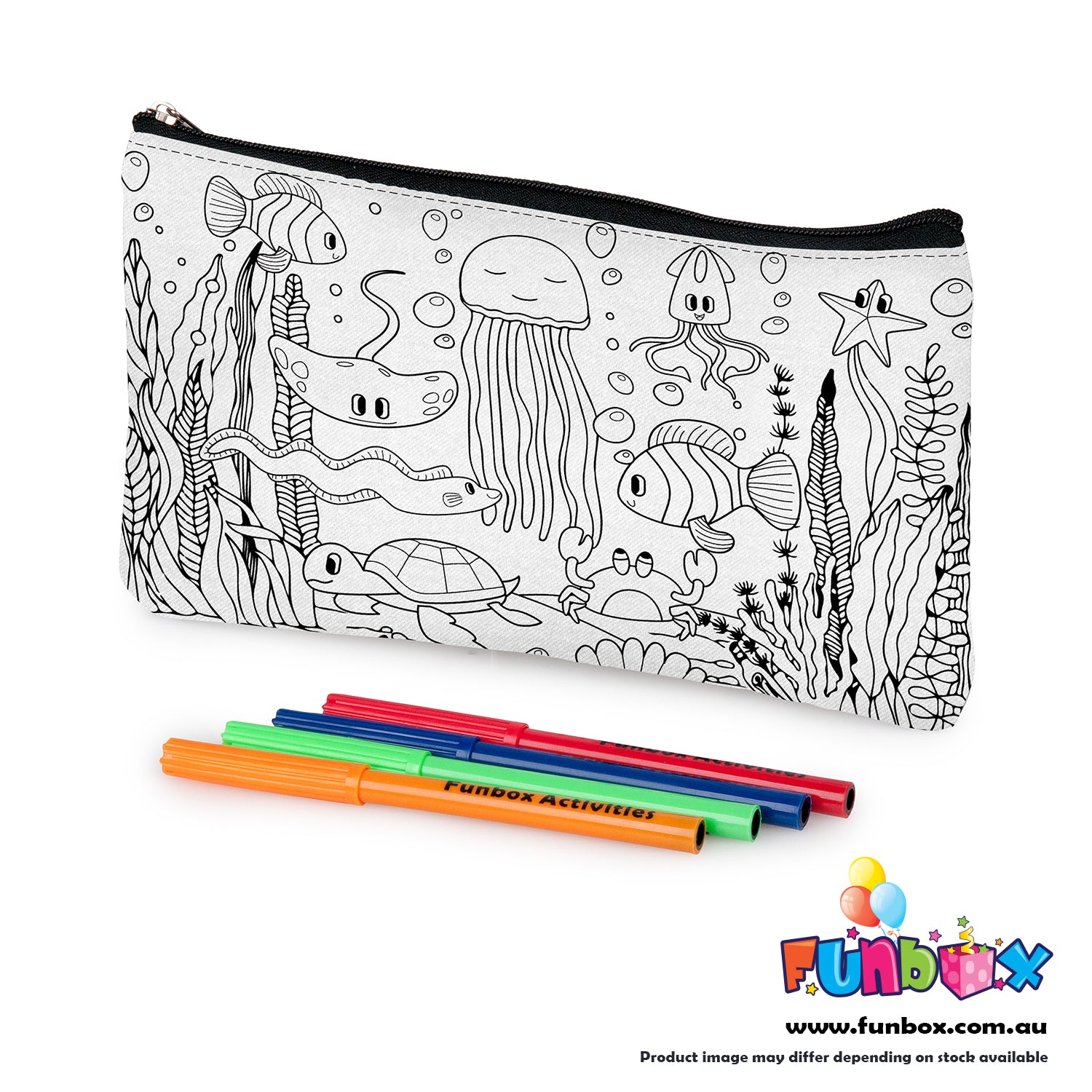 New! Colour-In Ocean Dreams Pencil Case