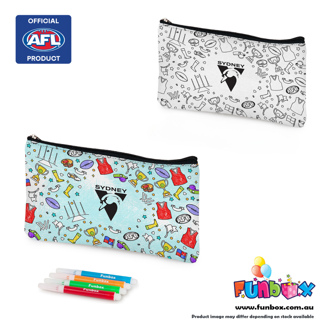 Afl Licensed Sydney Swans Fc Pencil Case