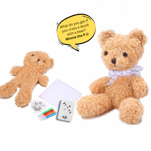 New! 'Talking Ted' Stuffem Bear