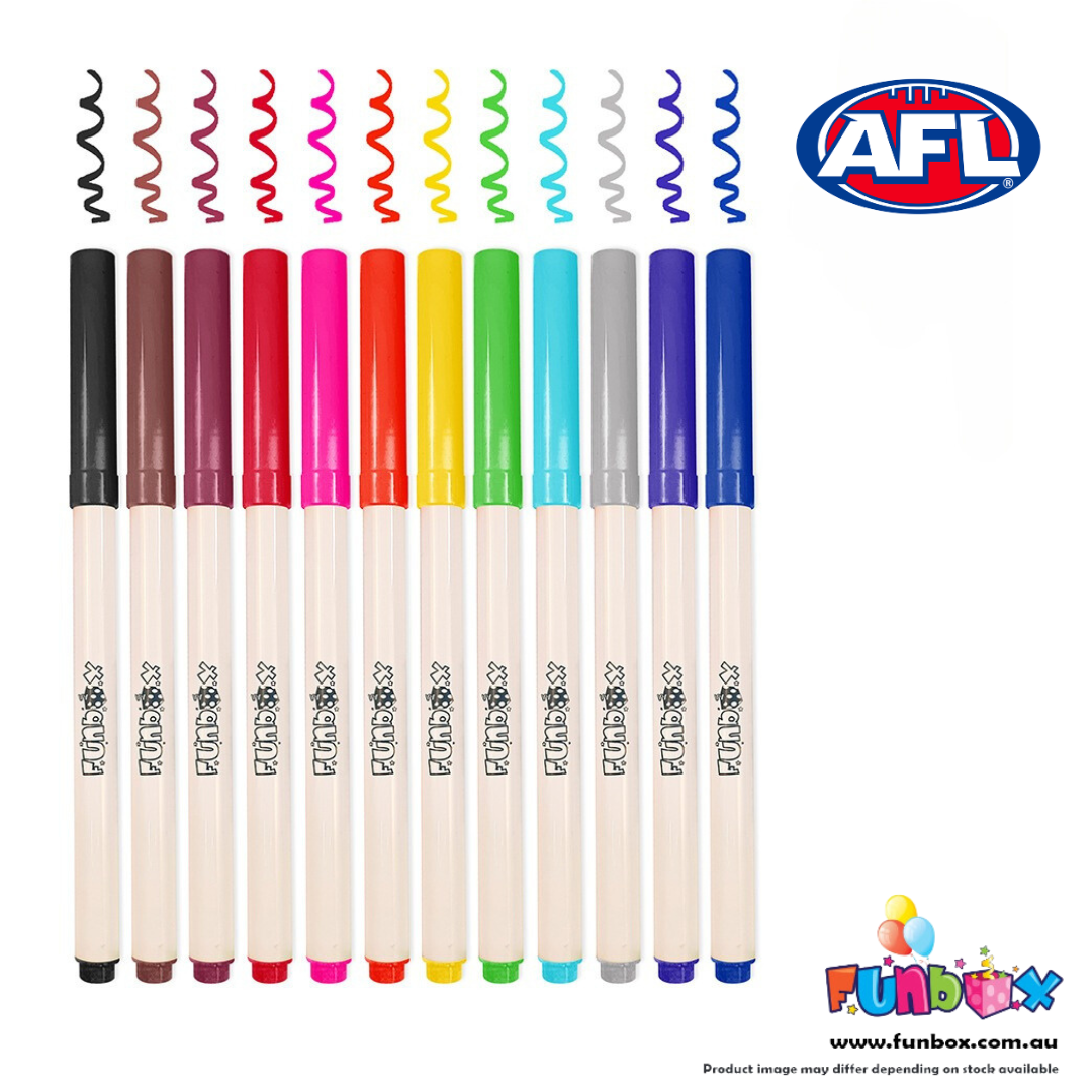 Afl Team Colour Marker Set