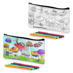 Colour-In Garden Pencil Case