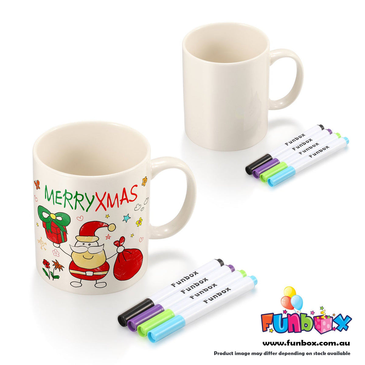 Colour-In Christmas Mug