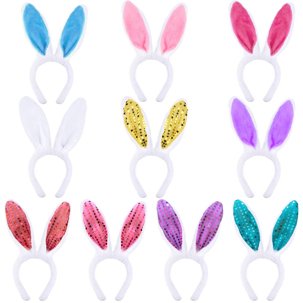 Easter Bunny Glitter Ears - Bulk Buy 250 units