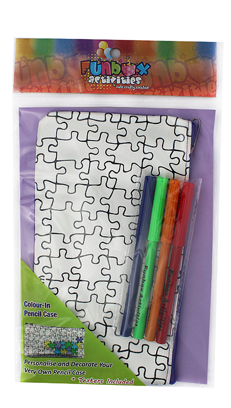 Colour-In Puzzle Pencil Case