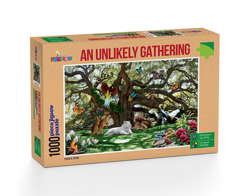 Funbox - An Unlikely Gathering 1000 Piece Jigsaw Puzzle