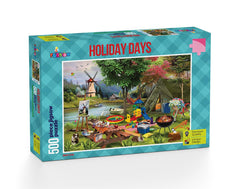 Funbox - Holiday Days: Camping - 500 Piece Jigsaw Puzzle