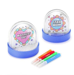 Create-Your-Own Mother's Day Snowglobe With Markers