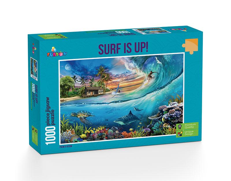 Funbox - Surf Is Up! 1000 Piece Jigsaw Puzzle