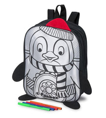 Colour Me In Penguin Backpack