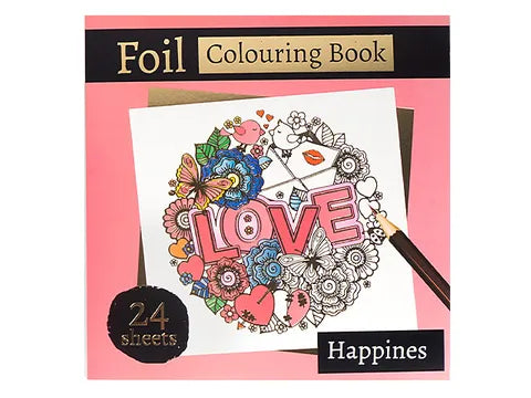 Mothers Day Premium Foil Mindful Colouring Book Bulk -Colouring- 24Units